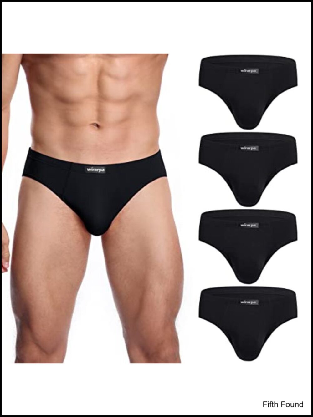 Men's Modal Microfiber Briefs No Fly 4 Pack Silky Touch Underwear Comfort